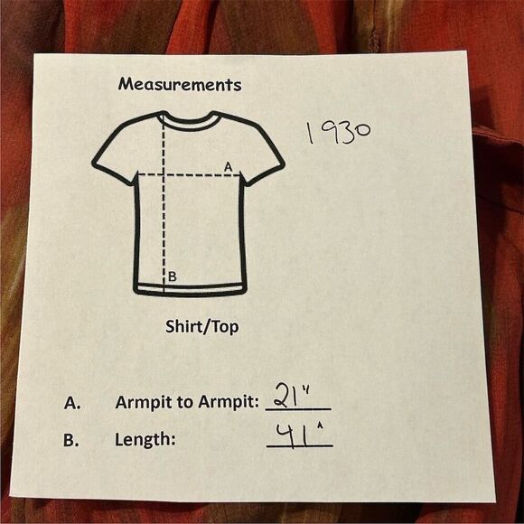 Banana Republic Women's Size 12 Red Ikat Long Sleeve Chiffon Dress - Picture 14 of 14